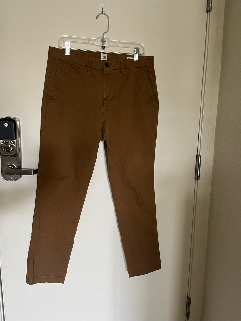 GAP Men's Dark Brown Slim Chino Pants